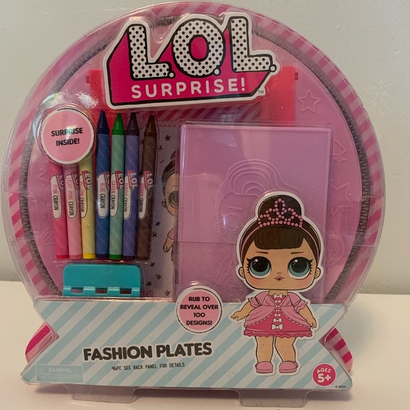 lol surprise fashion plates